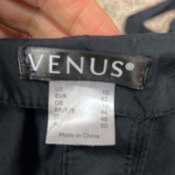 Venus black button up with lace up back Size 8 - Picture 5 of 6